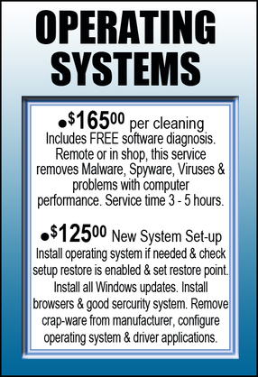 Repair Operating Systems information