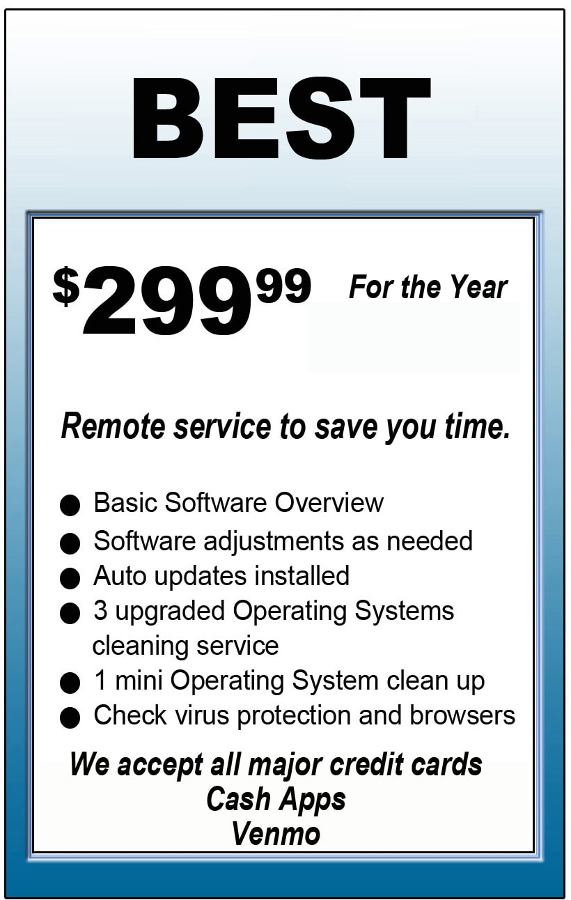 Repair Service Package Yearly information